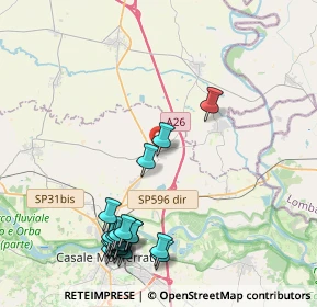 Mappa Via Piave, 15030 Villanova Monferrato AL, Italia (4.933)