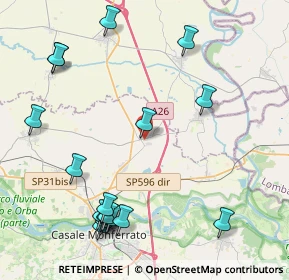 Mappa Via Piave, 15030 Villanova Monferrato AL, Italia (5.20833)