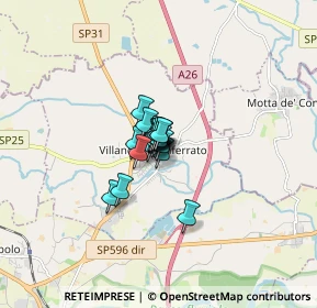 Mappa Via Piave, 15030 Villanova Monferrato AL, Italia (0.555)