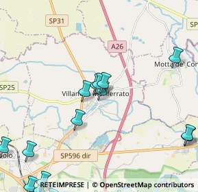 Mappa Via Piave, 15030 Villanova Monferrato AL, Italia (3.284)