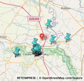 Mappa Via Piave, 15030 Villanova Monferrato AL, Italia (6.436)