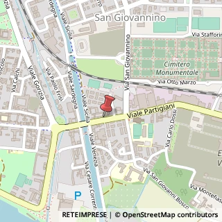 Mappa Viale Partigiani, 46, 27100 Pavia, Pavia (Lombardia)