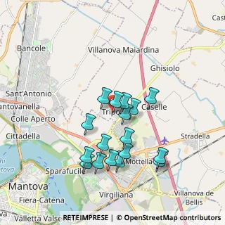 Mappa Via Teofilo Folengo, 46030 Mottella MN, Italia (1.64471)