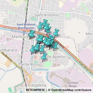 Mappa Via Gaetano Salvemini, 46100 Mantova MN, Italia (0.21852)