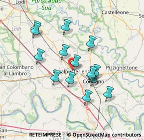 Mappa Via Monte Rosa, 26841 Casalpusterlengo LO, Italia (6.21533)