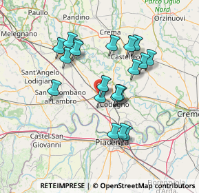 Mappa Via Monte Rosa, 26841 Casalpusterlengo LO, Italia (12.3725)