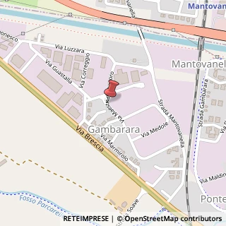 Mappa Via Maestri del Lavoro, 17, 46100 Mantova, Mantova (Lombardia)