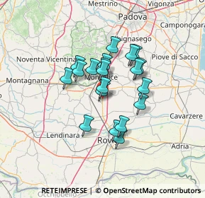 Mappa Via Nazionale, 35047 Solesino PD, Italia (9.936)