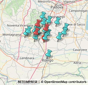 Mappa Via Nazionale, 35047 Solesino PD, Italia (9.684)