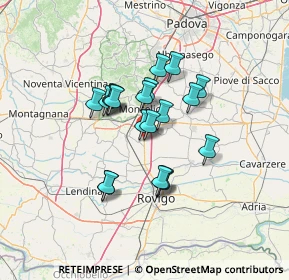 Mappa Via Nazionale, 35047 Solesino PD, Italia (10.062)