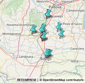 Mappa Via Nazionale, 35047 Solesino PD, Italia (9.81385)