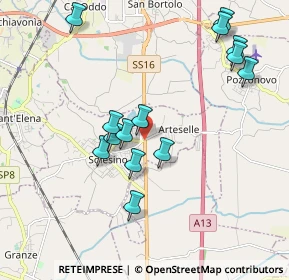 Mappa Via Nazionale, 35047 Solesino PD, Italia (1.98786)