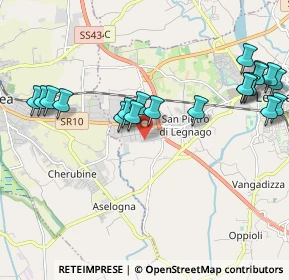 Mappa Via Moratello Valeria, 37045 Legnago VR, Italia (2.3435)