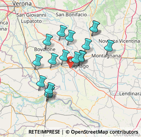 Mappa Via Moratello Valeria, 37045 Legnago VR, Italia (11.97471)