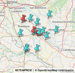 Mappa Via Moratello Valeria, 37045 Legnago VR, Italia (11.29933)