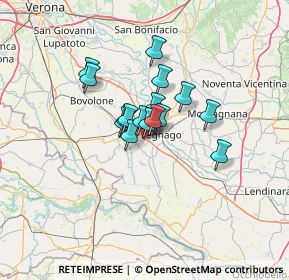 Mappa Via Moratello Valeria, 37045 Legnago VR, Italia (7.9175)