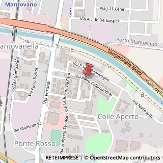 Mappa Via calamandrei piero 41, 46100 Mantova, Mantova (Lombardia)