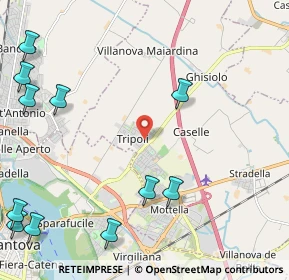 Mappa Via Mincio, 46030 Mottella MN, Italia (3.13091)