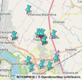 Mappa Via Mincio, 46030 Mottella MN, Italia (1.815)