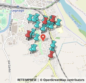 Mappa Via Salvatore Quasimodo, 37045 Legnago VR, Italia (0.35357)