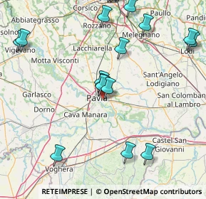 Mappa Viale Montegrappa, 27100 Pavia PV, Italia (21.158)