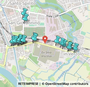 Mappa Viale Montegrappa, 27100 Pavia PV, Italia (0.5265)