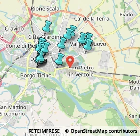 Mappa Viale Montegrappa, 27100 Pavia PV, Italia (1.609)