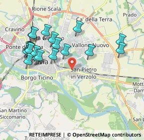 Mappa Viale Montegrappa, 27100 Pavia PV, Italia (2.094)