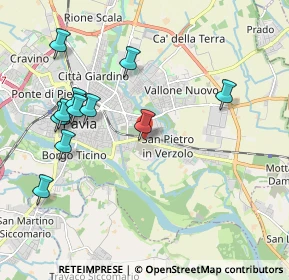 Mappa Viale Montegrappa, 27100 Pavia PV, Italia (2.14091)