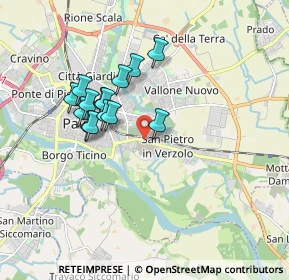 Mappa Viale Montegrappa, 27100 Pavia PV, Italia (1.49286)