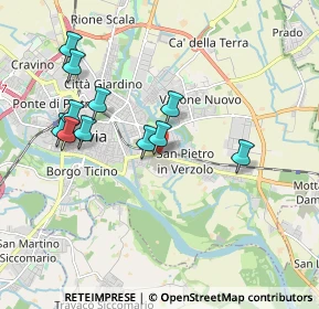 Mappa Viale Montegrappa, 27100 Pavia PV, Italia (1.83091)