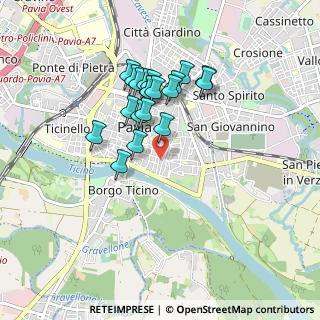 Mappa Corso Giuseppe Garibaldi, 27100 Pavia PV, Italia (0.7495)