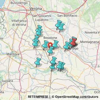 Mappa Strada Regionale 10 Padana Inferiore, 37050 Concamarise VR, Italia (12.2745)