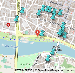 Mappa Via Achille Bizzoni, 27100 Pavia PV, Italia (0.3005)