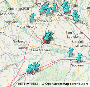 Mappa Via Achille Bizzoni, 27100 Pavia PV, Italia (18.4225)