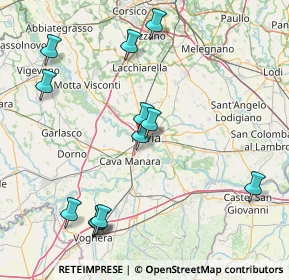 Mappa Via Achille Bizzoni, 27100 Pavia PV, Italia (18.1225)