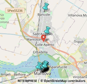 Mappa Via Paolo Bentivoglio, 46100 Mantova MN, Italia (2.57)