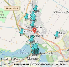 Mappa Via Paolo Bentivoglio, 46100 Mantova MN, Italia (1.941)