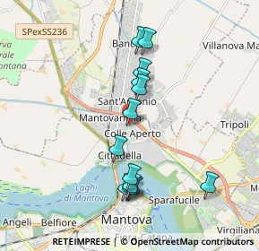 Mappa Via Paolo Bentivoglio, 46100 Mantova MN, Italia (1.74769)