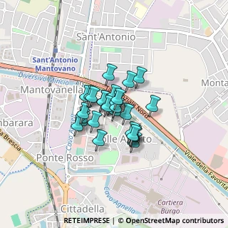 Mappa Via Paolo Bentivoglio, 46100 Mantova MN, Italia (0.22759)
