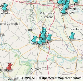 Mappa Via Paolo Bentivoglio, 46100 Mantova MN, Italia (20.43579)