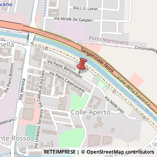 Mappa Via Paolo Bentivoglio, 20, 46100 Mantova, Mantova (Lombardia)