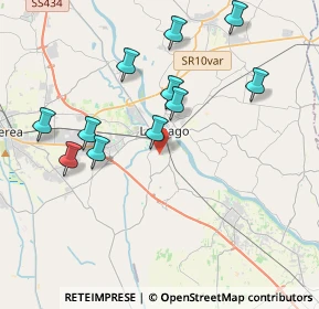 Mappa Via Gino Barbieri, 37045 Legnago VR, Italia (3.90091)