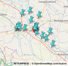 Mappa Via Gino Barbieri, 37045 Legnago VR, Italia (5.55444)