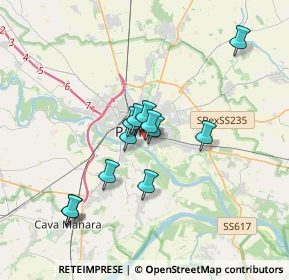 Mappa Via Langosco Ricciardino, 27100 Pavia PV, Italia (2.74167)