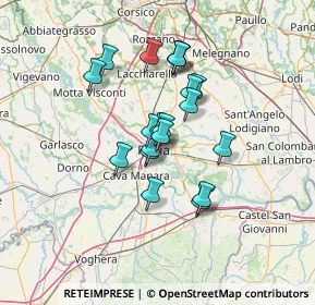 Mappa Via Langosco Ricciardino, 27100 Pavia PV, Italia (10.162)