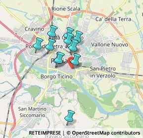 Mappa Via Langosco Ricciardino, 27100 Pavia PV, Italia (1.32167)