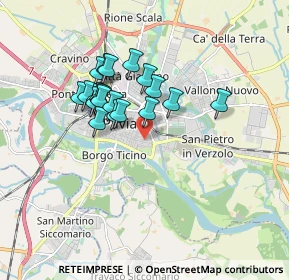 Mappa Via Langosco Ricciardino, 27100 Pavia PV, Italia (1.4105)