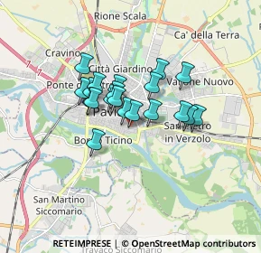 Mappa Via Langosco Ricciardino, 27100 Pavia PV, Italia (1.18)