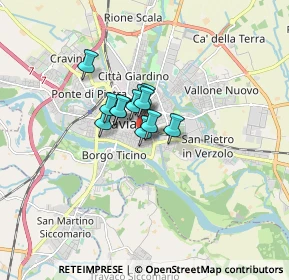 Mappa Via Langosco Ricciardino, 27100 Pavia PV, Italia (0.82917)